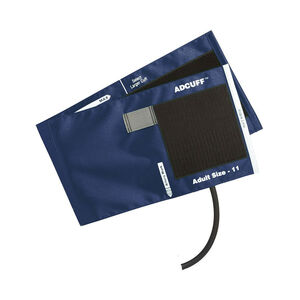 ADCUFF & Bladder, 2-Tube, Navy, Adult, Latex Free (LF)